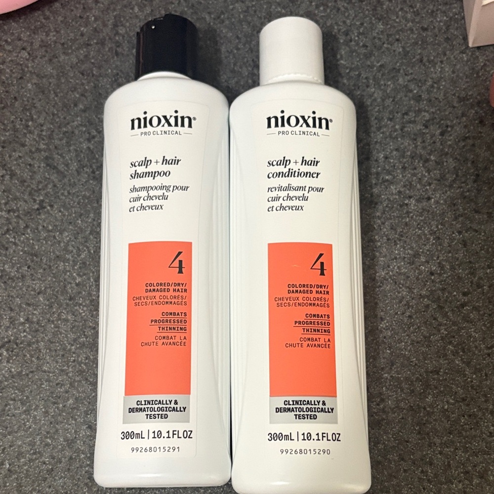 Nioxin Pro Clinical Scalp + Hair Shampoo and Conditioner for Colored Hair